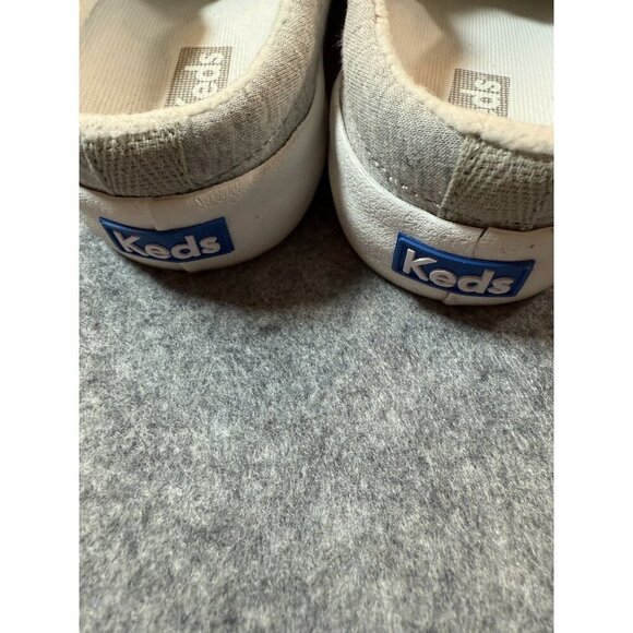 Keds Kickback WF66677 Womens US 8.5 Sneakers Gray Canvas Slip On Casual Shoes - Picture 4 of 7
